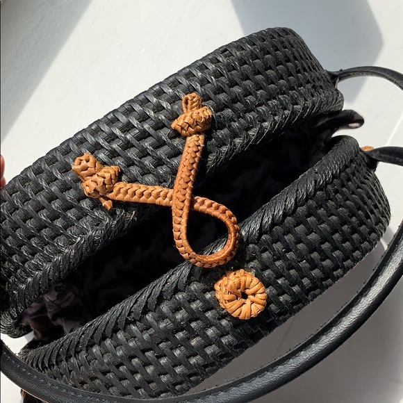 Anthropologie Structured Woven Bag - Picture 5 of 6